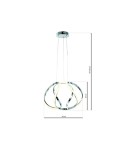 Milagro Lampa Wisząca GLOBE 50W LED ML3808 Milagro Lampa Wisząca GLOBE 50W LED ML3808