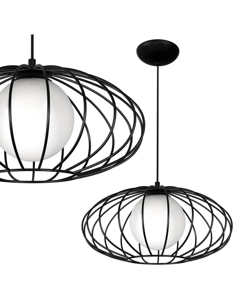 Milagro Lampa Wisząca KRONOS BLACK 1xE14 MLP4422