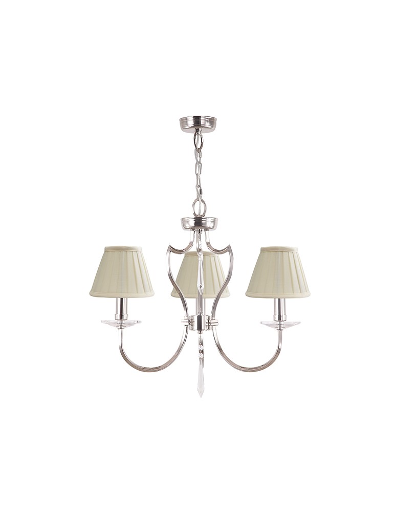 Żyrandole świecznikowe - Elstead PIMLICO 3x60W E14 PM3 PN Wisząca - product kolory-swiatla.pl 2