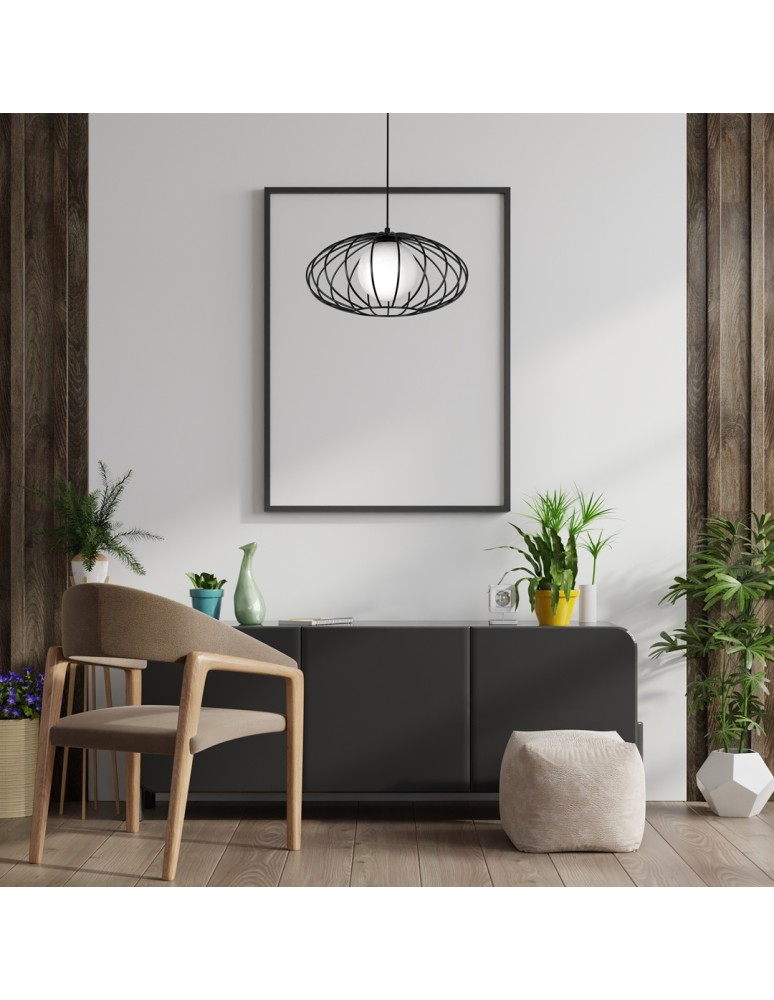 Milagro Lampa Wisząca KRONOS BLACK 1xE14 MLP4422 Milagro Lampa Wisząca KRONOS BLACK 1xE14 MLP4422