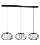 Lampy wiszące - Milagro Lampa Wisząca KRONOS BLACK 3xE14 MLP4424 - product 1