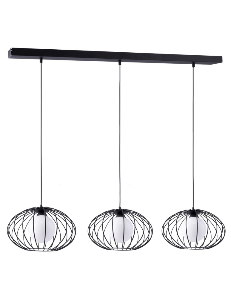 Milagro Lampa Wisząca KRONOS BLACK 3xE14 MLP4424