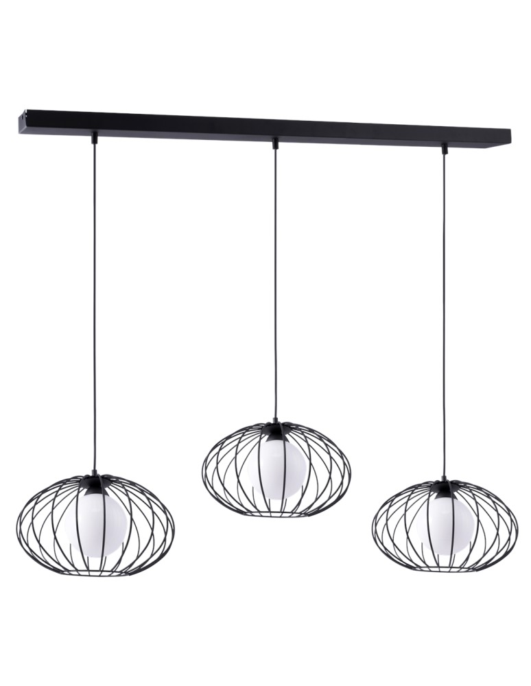 Milagro Lampa Wisząca KRONOS BLACK 3xE14 MLP4424