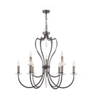 Żyrandole świecznikowe - Elstead PIMLICO 9x60W E14 PM9 DB Wisząca - product 1