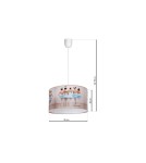 Milagro Lampa Wisząca BALLERINA 1xE27 MLP4311 Milagro Lampa Wisząca BALLERINA 1xE27 MLP4311