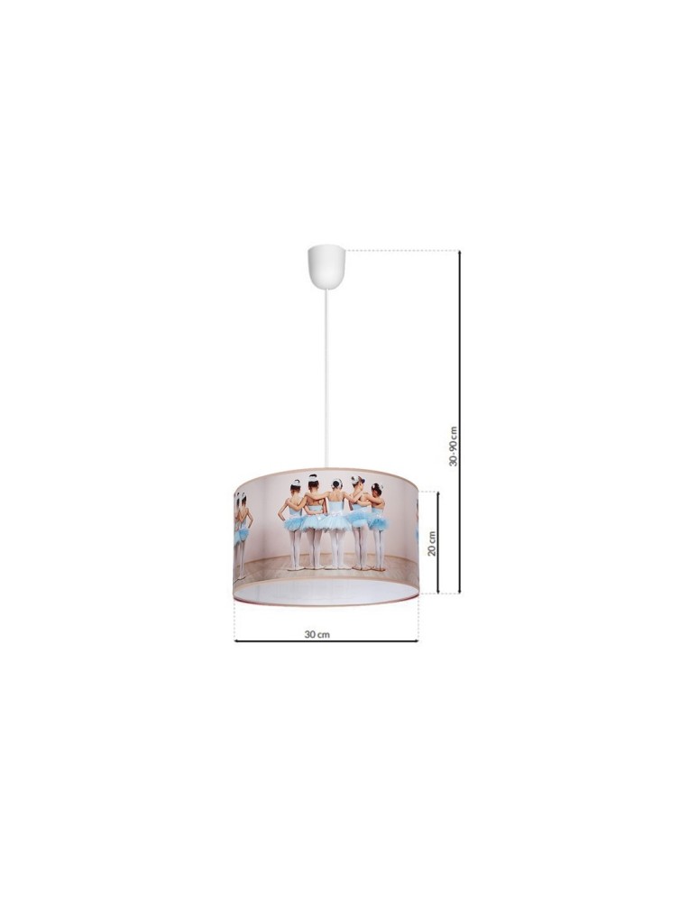 Milagro Lampa Wisząca BALLERINA 1xE27 MLP4311 Milagro Lampa Wisząca BALLERINA 1xE27 MLP4311