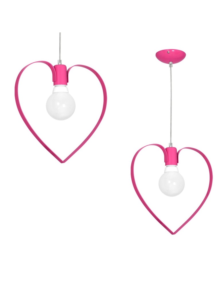 Milagro Lampa wisząca AMORE DARK PINK 1xE27 MLP9956 Milagro Lampa wisząca AMORE DARK PINK 1xE27 MLP9956