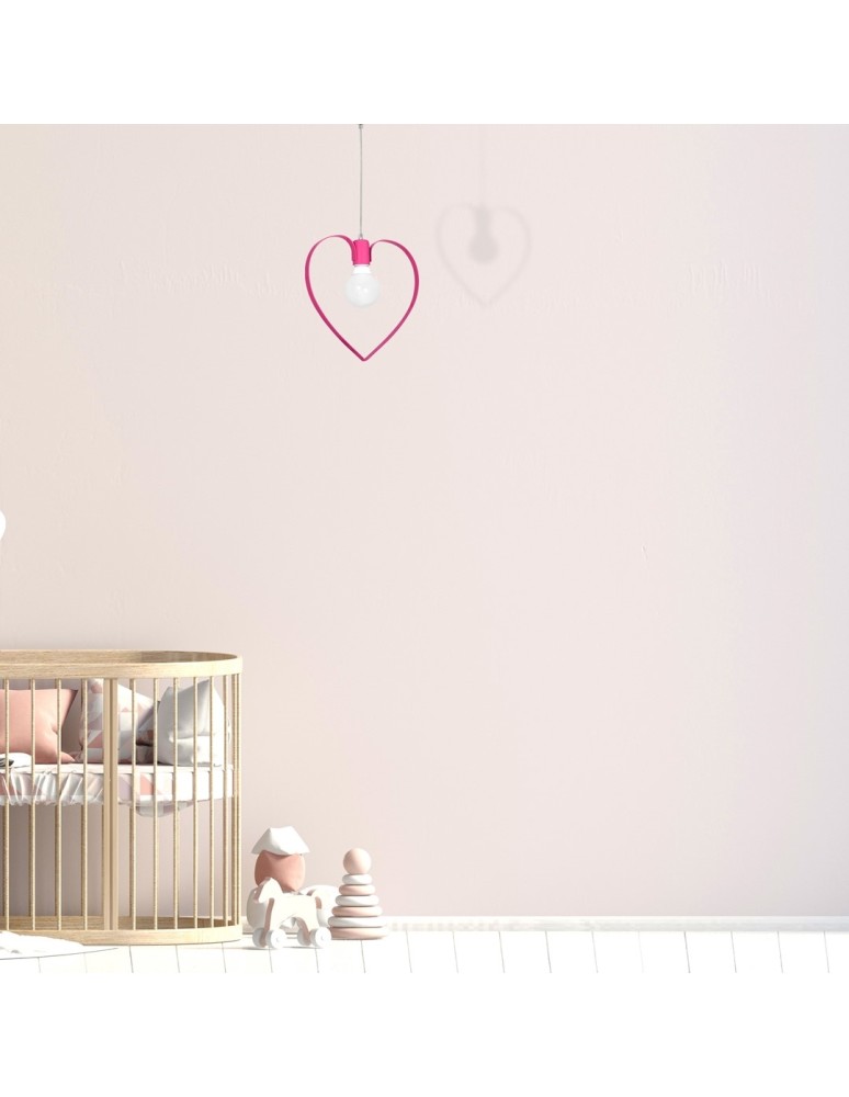 Milagro Lampa wisząca AMORE DARK PINK 1xE27 MLP9956 Milagro Lampa wisząca AMORE DARK PINK 1xE27 MLP9956