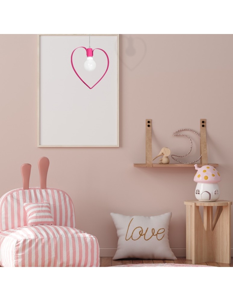 Milagro Lampa wisząca AMORE DARK PINK 1xE27 MLP9956 Milagro Lampa wisząca AMORE DARK PINK 1xE27 MLP9956