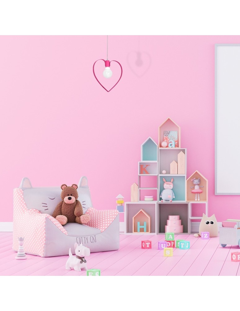Milagro Lampa wisząca AMORE DARK PINK 1xE27 MLP9956 Milagro Lampa wisząca AMORE DARK PINK 1xE27 MLP9956