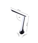 Milagro Lampa Biurkowa BLADE 5W LED Czarna ML4667 Milagro Lampa Biurkowa BLADE 5W LED Czarna ML4667