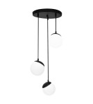 Lampy wiszące - Milagro Lampa wisząca SFERA BLACK 3xE14 MLP8868 - product 2
