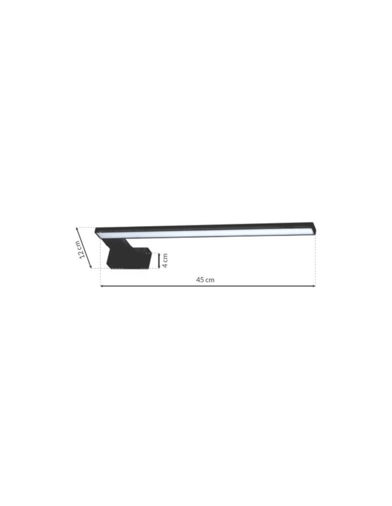 Milagro Kinkiet SHINE BLACK 45cm 11W LED ML4381 Milagro Kinkiet SHINE BLACK 45cm 11W LED ML4381