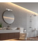 Milagro Kinkiet SHINE WHITE 30cm 7W LED ML3874 Milagro Kinkiet SHINE WHITE 30cm 7W LED ML3874