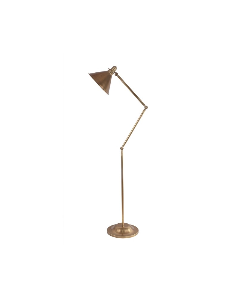 Lampy podłogowe łamane - Elstead Lighting Interior Podłogowa PROVENCE 1x100W E27 PV/FL AB - produkt kolory-swiatla.pl 1