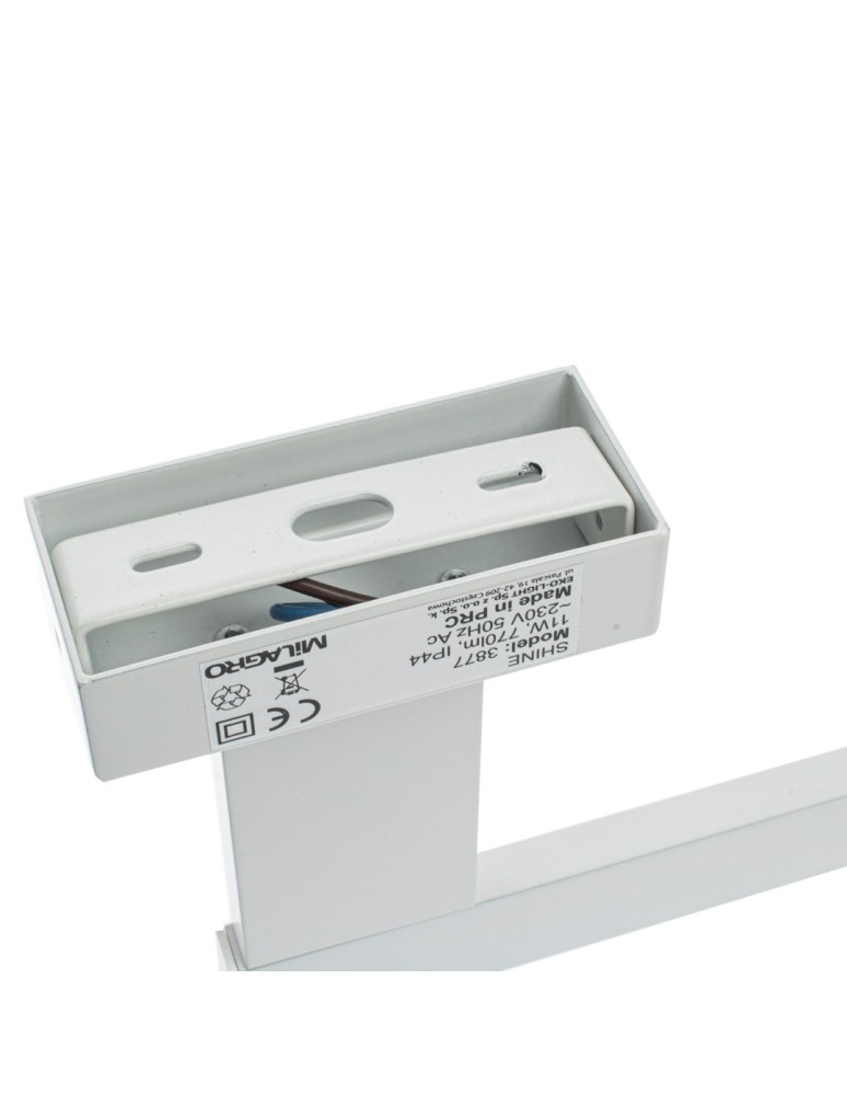 Milagro Kinkiet SHINE WHITE 45cm 11W LED ML3877 Milagro Kinkiet SHINE WHITE 45cm 11W LED ML3877