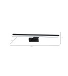 Milagro Kinkiet SHINE BLACK 60cm 13,8W LED ML4382 Milagro Kinkiet SHINE BLACK 60cm 13,8W LED ML4382