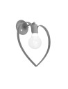 Milagro Kinkiet AMORE GREY 1xE27 MLP9821