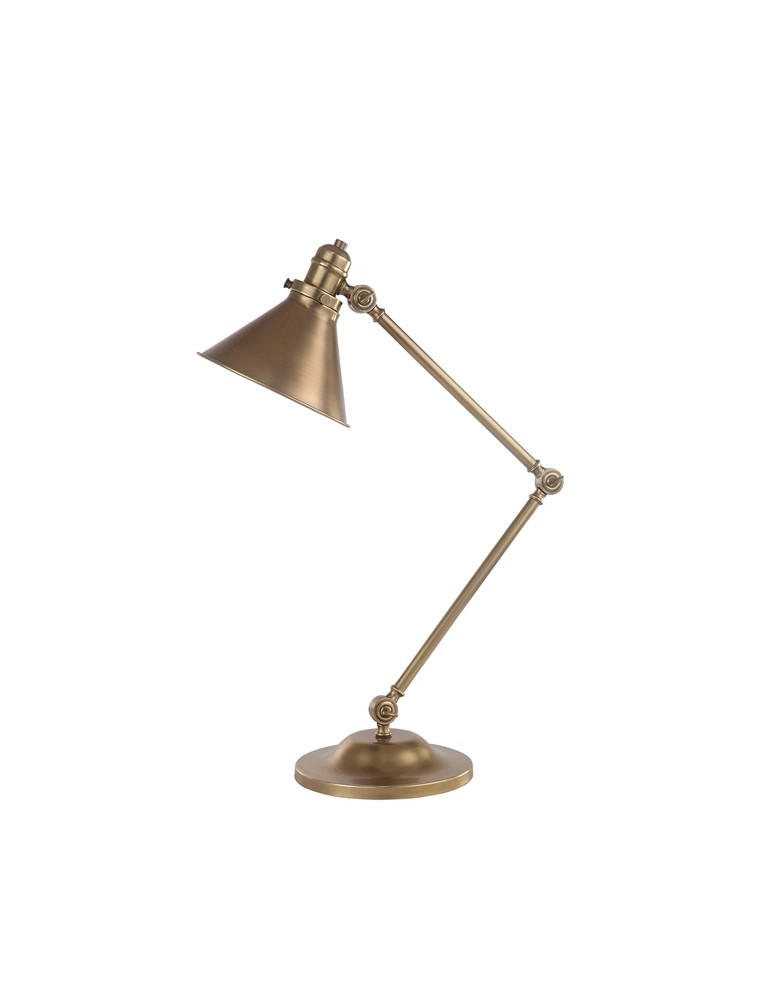 Lampy stołowe do czytania - Elstead Lighting Interior Stołowa PROVENCE 1x60W E27 PV/TL AB - produkt kolory-swiatla.pl 1