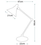 Lampy stołowe do czytania - Elstead Lighting Interior Stołowa PROVENCE 1x60W E27 PV/TL AB - product 2