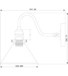 Kinkiety - Elstead PROVENCE 1x60W E27 PV1 PN Kinkiet - product 2