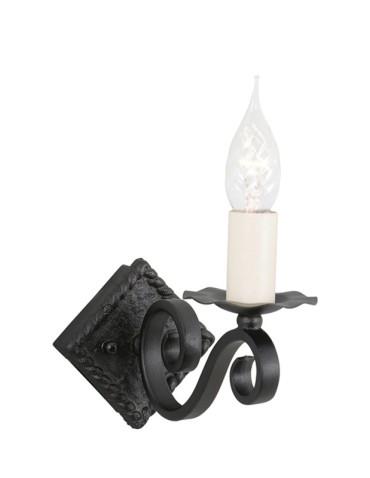 Elstead Lighting Interior Kinkiet RECTORY 1x60W E14 RY1A BLACK