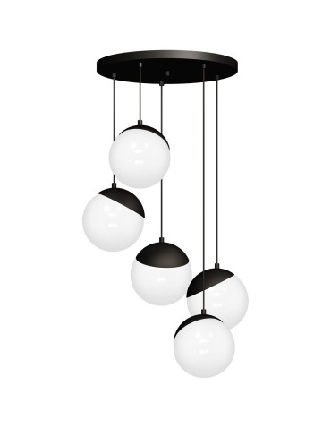 Milagro Lampa wisząca SFERA BLACK 5xE14 MLP8869 - produkt 2