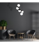 Milagro Lampa wisząca SFERA BLACK 5xE14 MLP8869 Milagro Lampa wisząca SFERA BLACK 5xE14 MLP8869
