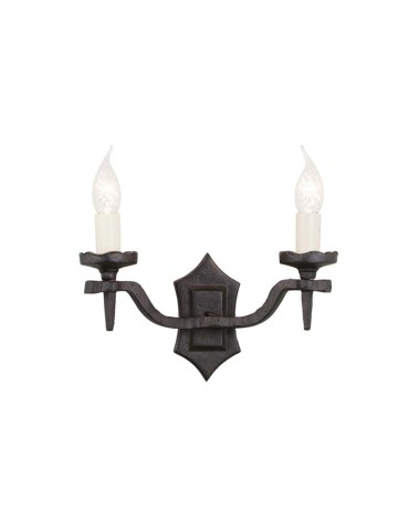 Elstead Lighting Interior Kinkiet RECTORY 2x60W E14 RY2B BLACK