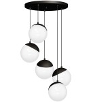 Milagro Lampa wisząca SFERA BLACK 5xE14 MLP8869 Milagro Lampa wisząca SFERA BLACK 5xE14 MLP8869