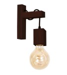 Kinkiety loftowe - industrialne - Milagro Kinkiet JACK 1xE27 Orzech MLP4359 - product 2