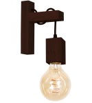 Kinkiety loftowe - industrialne - Milagro Kinkiet JACK 1xE27 Orzech MLP4359 - product 8