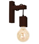 Kinkiety loftowe - industrialne - Milagro Kinkiet JACK 1xE27 Orzech MLP4359 - product 9