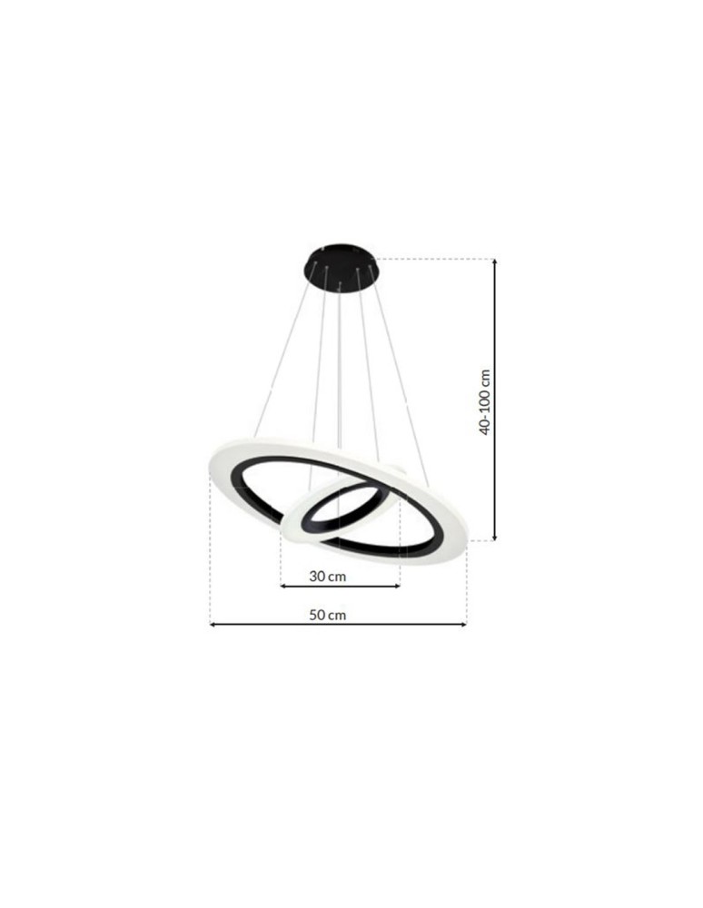 Milagro Lampa Wisząca COSMO 36W LED ML348 Milagro Lampa Wisząca COSMO 36W LED ML348