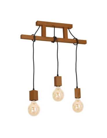 Milagro Lampa Wisząca JACK 3xE27 Dąb MLP4357
