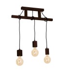 Milagro Lampa Wisząca JACK 3xE27 Orzech MLP4360 Milagro Lampa Wisząca JACK 3xE27 Orzech MLP4360