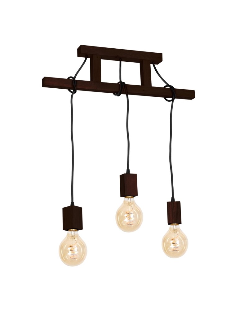 Milagro Lampa Wisząca JACK 3xE27 Orzech MLP4360 Milagro Lampa Wisząca JACK 3xE27 Orzech MLP4360
