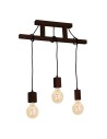 Milagro Lampa Wisząca JACK 3xE27 Orzech MLP4360