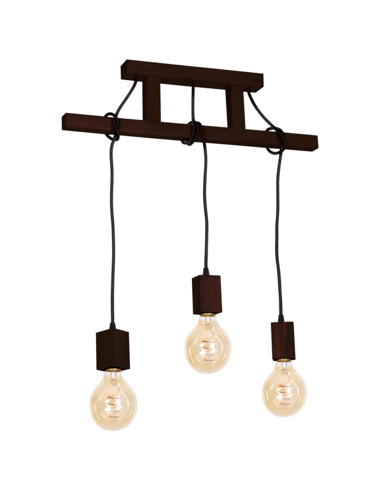 Milagro Lampa Wisząca JACK 3xE27 Orzech MLP4360 Milagro Lampa Wisząca JACK 3xE27 Orzech MLP4360