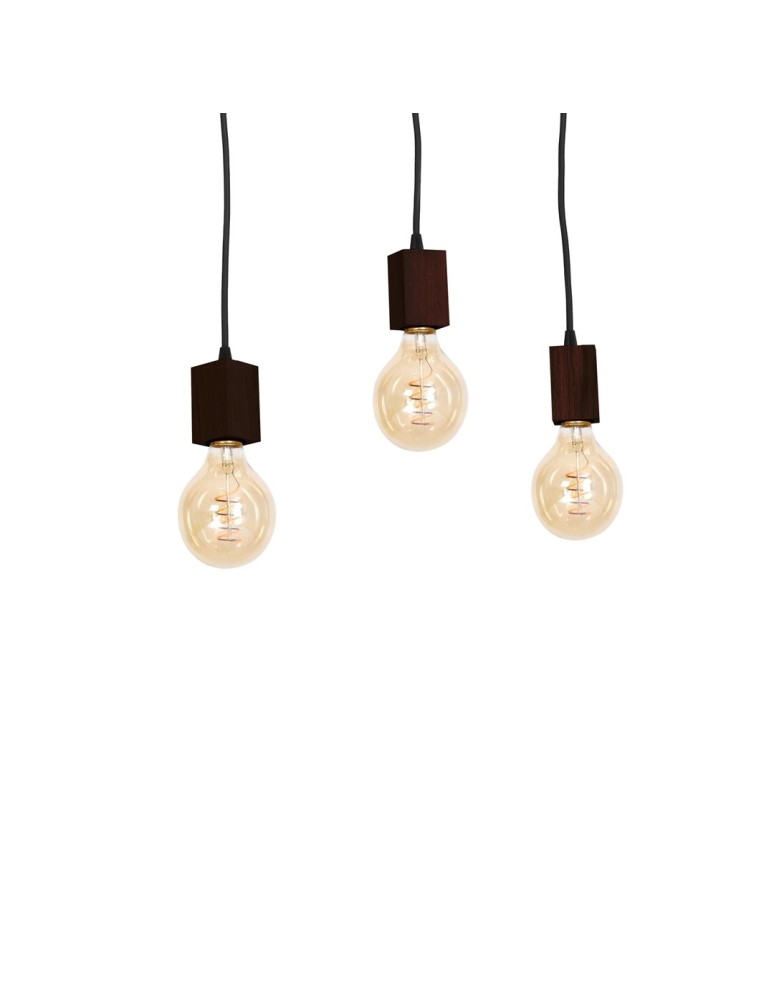 Milagro Lampa Wisząca JACK 3xE27 Orzech MLP4360 Milagro Lampa Wisząca JACK 3xE27 Orzech MLP4360