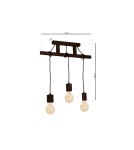 Milagro Lampa Wisząca JACK 3xE27 Orzech MLP4360 Milagro Lampa Wisząca JACK 3xE27 Orzech MLP4360