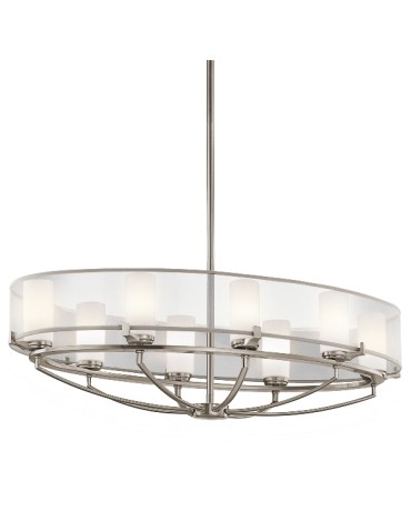 Kichler SALDANA OVAL 8x40W G9 KL/SALDANA8 Wisząca