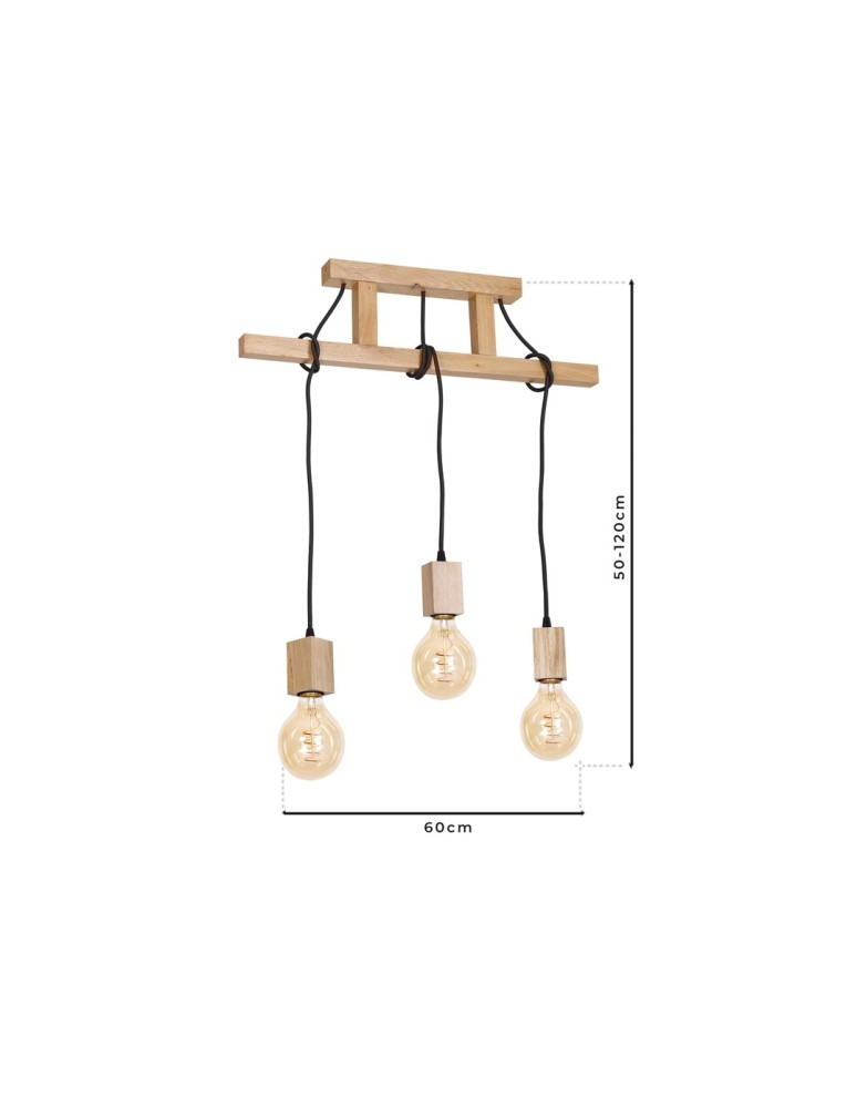 Milagro Lampa Wisząca JACK 3xE27 MLP582