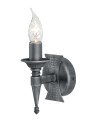 Elstead Lighting Interior Kinkiet SAXON 1x60W E14 SAX1 BLK/SIL