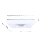 Milagro Plafon YAX 24W LED Ściemnialny+ Pilot ML4402 Milagro Plafon YAX 24W LED Ściemnialny+ Pilot ML4402