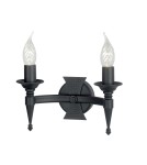 Kinkiety świecznikowe - Elstead Lighting Interior Kinkiet SAXON 2x60W E14 SAX2 BLK - product 1