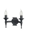 Elstead Lighting Interior Kinkiet SAXON 2x60W E14 SAX2 BLK