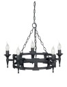 Elstead Lighting Interior Wisząca SAXON 5x60W E14 SAX5 BLK