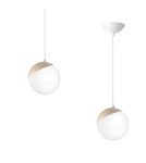 Milagro Lampa wisząca SFERA WOOD 1xE14 MLP5424 Milagro Lampa wisząca SFERA WOOD 1xE14 MLP5424