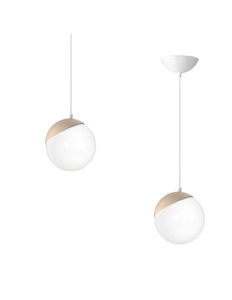 Milagro Lampa wisząca SFERA WOOD 1xE14 MLP5424